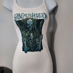Bring me the horizon tank top ribbed bring me the horizon shirt Vintage Looking